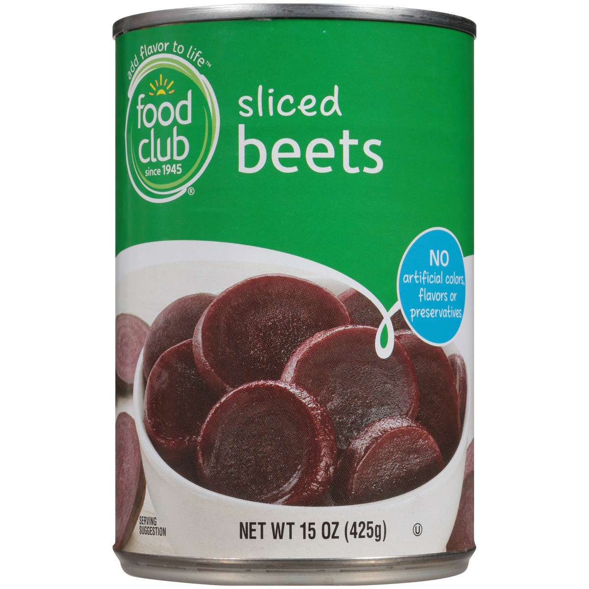 slide 5 of 9, Food Club Sliced Beets, 15 oz