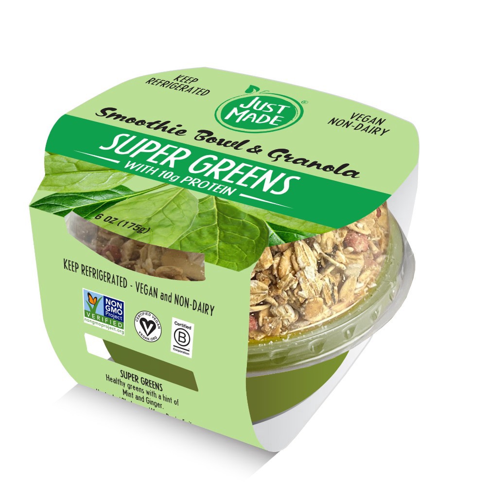 slide 1 of 1, Just Made Super Greens Smoothie Bowl, 6 oz