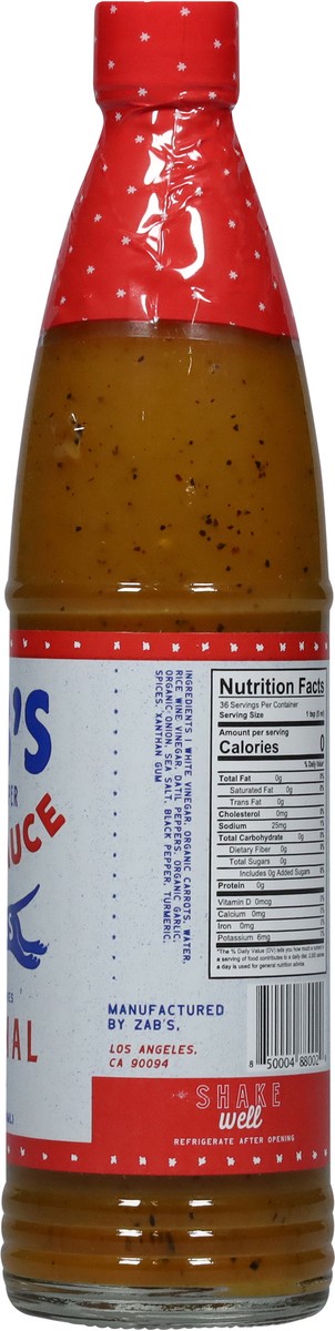 slide 10 of 13, Zab's Slow Burn Original Hot Sauce 6 fl oz, 6 fl oz