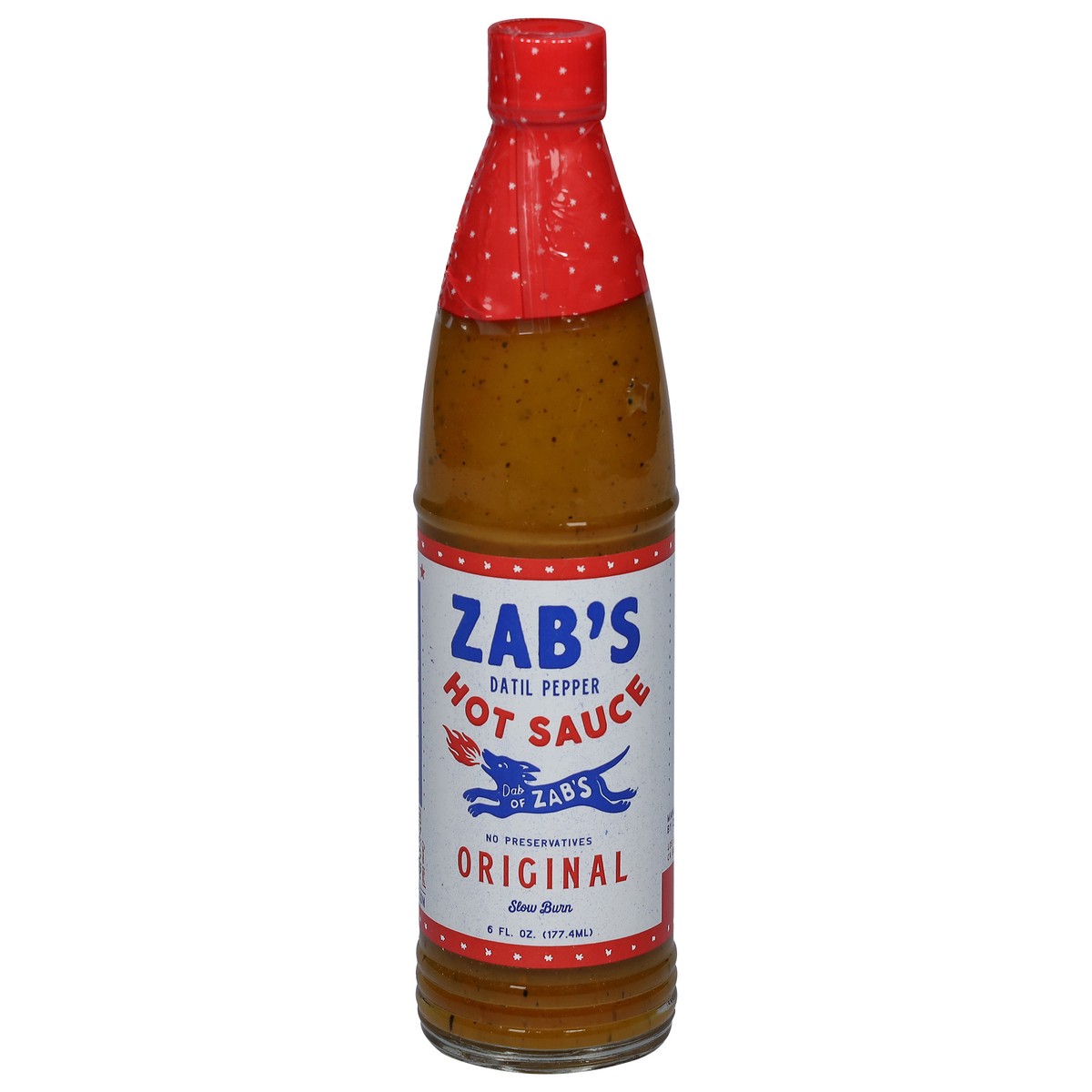 slide 1 of 13, Zab's Slow Burn Original Hot Sauce 6 fl oz, 6 fl oz