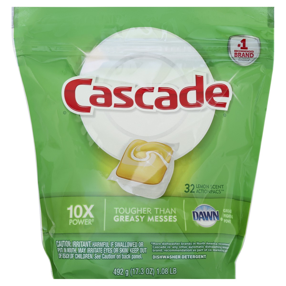 slide 3 of 3, Cascade Dishwasher Detergent 17.3 oz, 17.3 oz