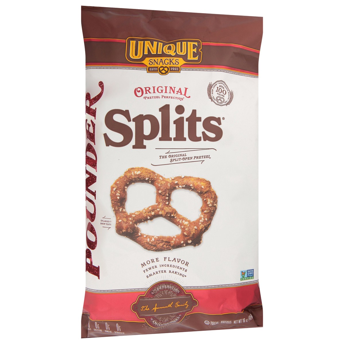 slide 2 of 9, Unique Snacks Splits Original Original Pretzels 16 oz, 16 oz