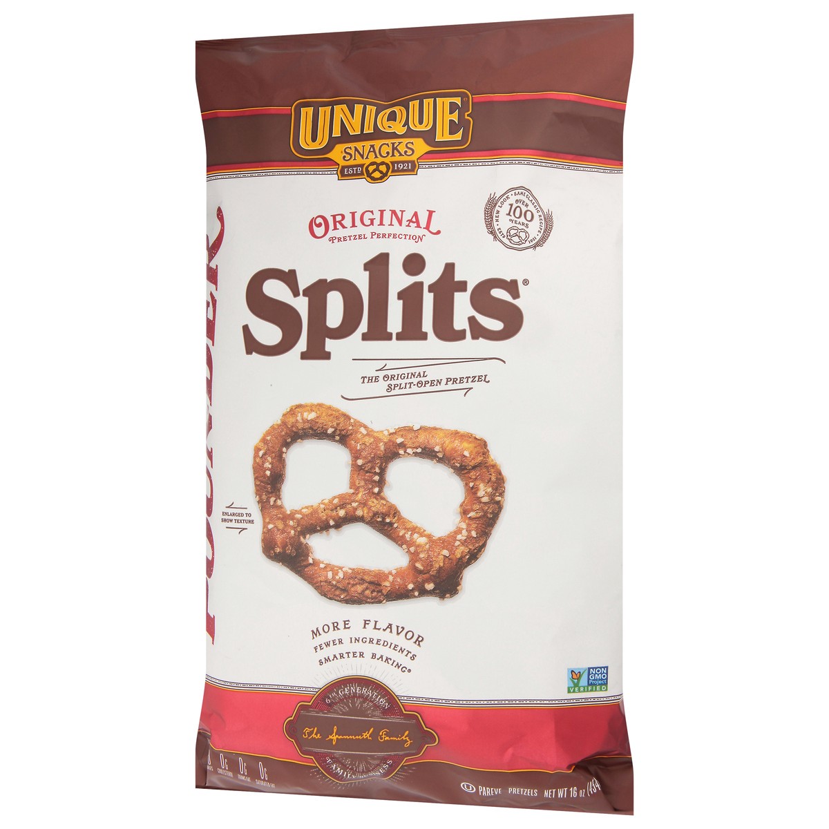 slide 4 of 9, Unique Snacks Splits Original Original Pretzels 16 oz, 16 oz