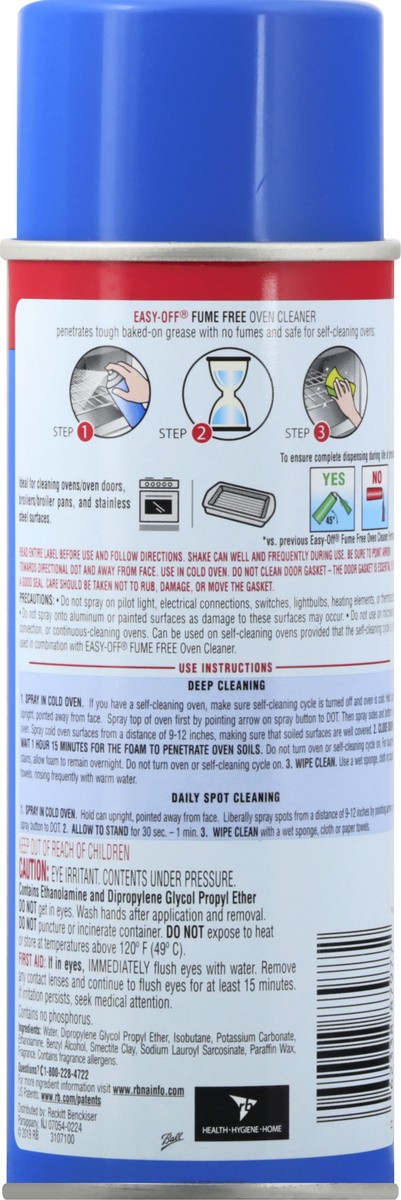 slide 8 of 9, EASY-OFF Fume Free Lemon Scent Oven Cleaner 14.5 oz, 14.5 oz