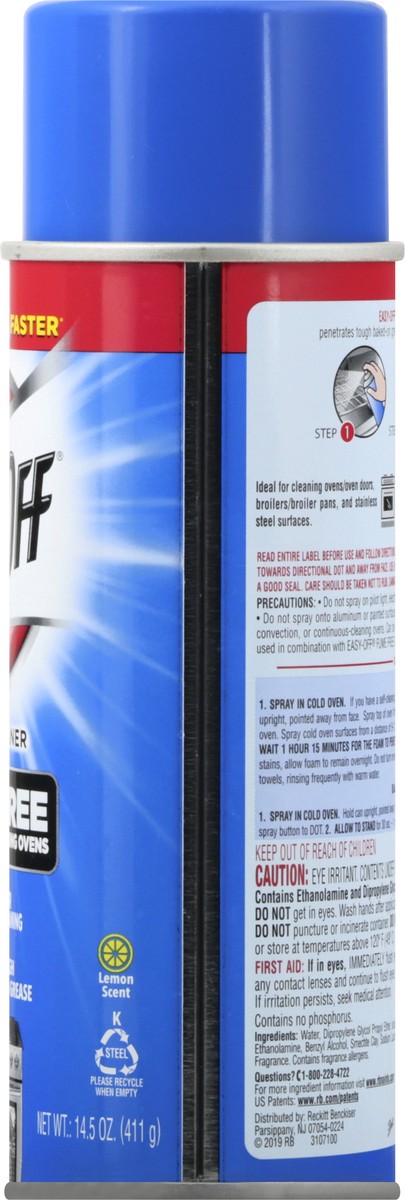 slide 6 of 9, EASY-OFF Fume Free Lemon Scent Oven Cleaner 14.5 oz, 14.5 oz