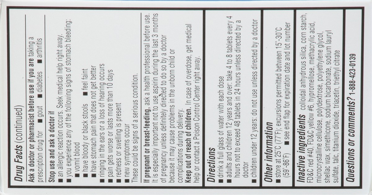 slide 11 of 17, TopCare Health 81 mg Low Dose Aspirin 180 Enteric Coated Tablets, 180 ct