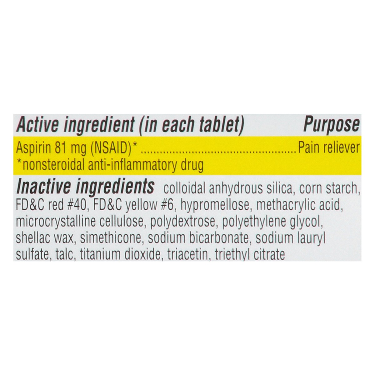 slide 12 of 17, TopCare Health 81 mg Low Dose Aspirin 180 Enteric Coated Tablets, 180 ct