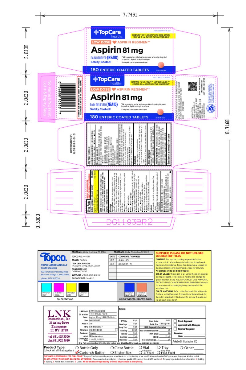 slide 7 of 17, TopCare Health 81 mg Low Dose Aspirin 180 Enteric Coated Tablets, 180 ct