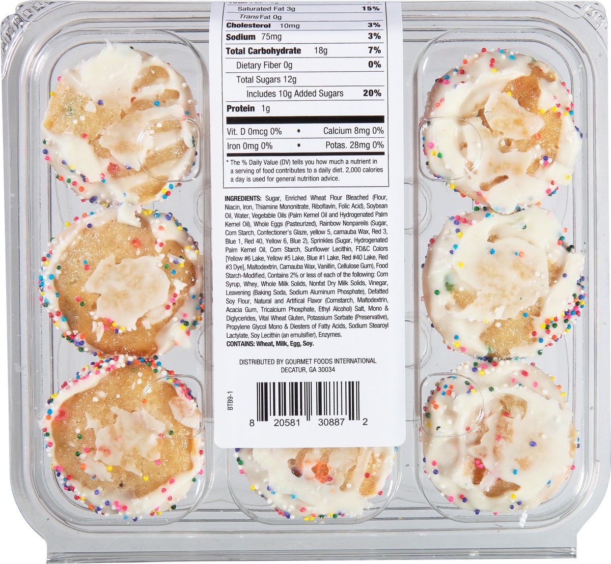 slide 6 of 13, Bite Birthday Tea Cakes 9 Cakes 9 ea, 9 ct