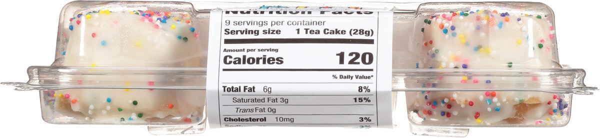 slide 7 of 13, Bite Birthday Tea Cakes 9 Cakes 9 ea, 9 ct
