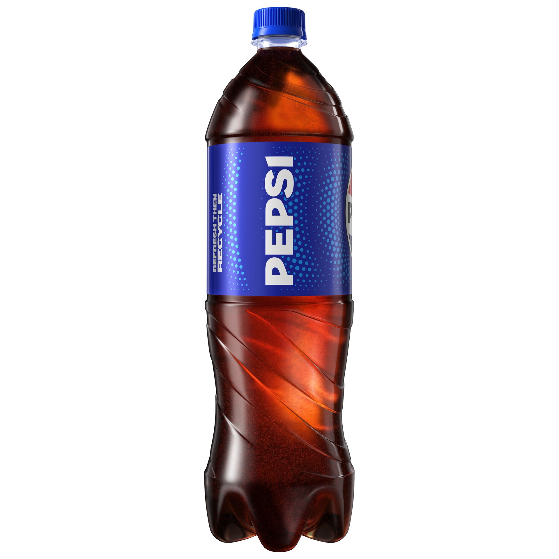 slide 3 of 5, Pepsi Cola Soda Plastic Bottle, 1.25 liter