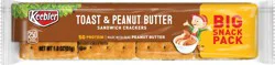 Keebler Big Snack Pack Toast & Peanut Butter Sandwich Crackers 1.8 oz