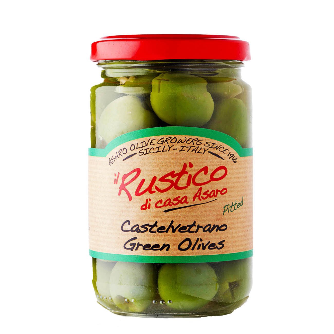 slide 1 of 1, Il Rustico Di Casa Asaro Pitted Castelvetrano Green Olives 4.5 oz, 4.5 oz