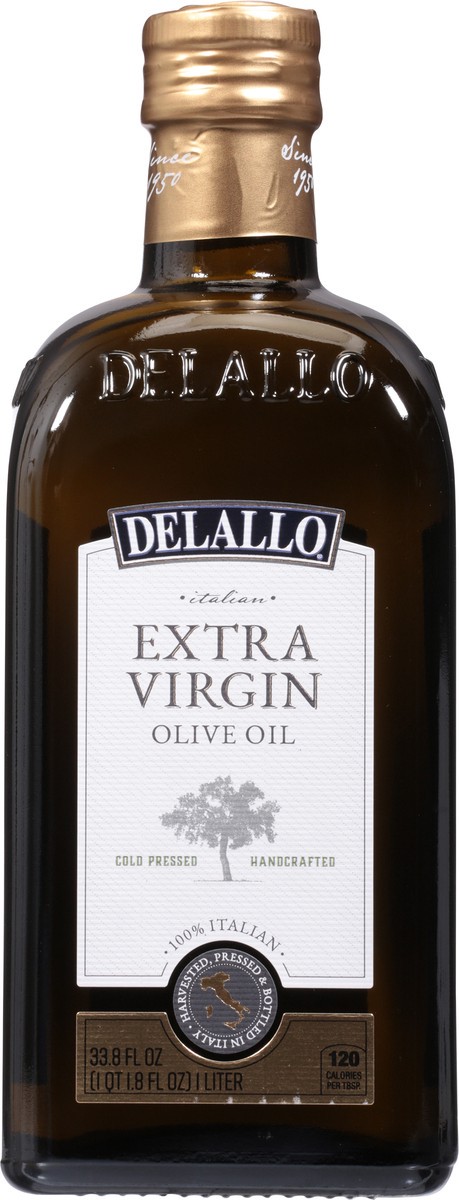 slide 5 of 11, DeLallo Extra Virgin Olive Oil, 33.81 fl oz