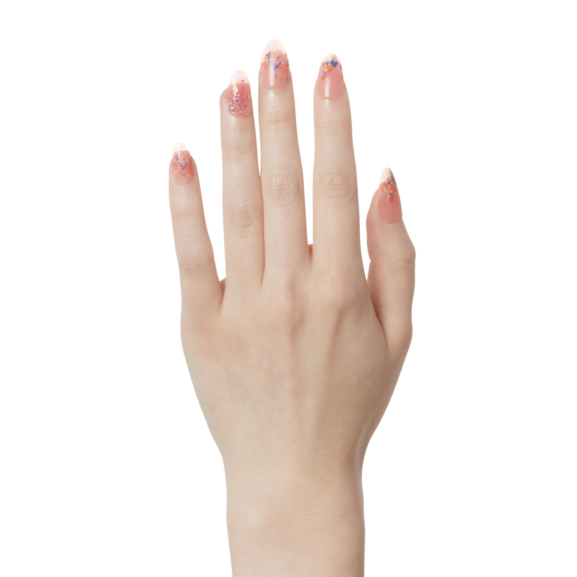 slide 3 of 5, imPRESS LoveShackFancy x imPRESS Limited Edition Medium Almond Press-On Nails, Pink, 30 Pieces, 1 ct