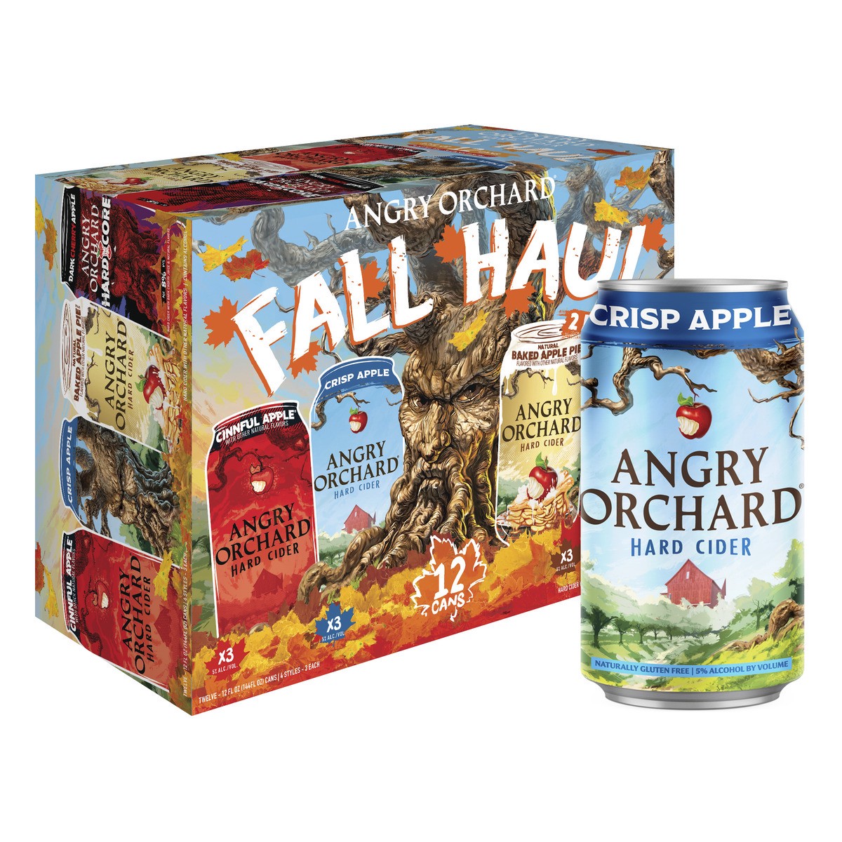 slide 3 of 8, Angry Orchard Hard Cider Variety Pack Cans, 144 fl oz