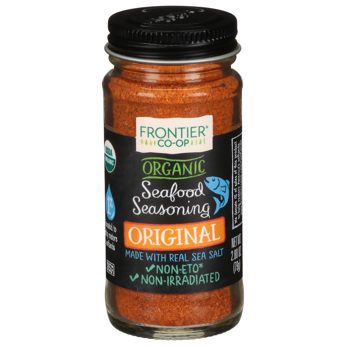 slide 1 of 1, Frontier Seasoning Seafood Original Organic, 2.8 oz