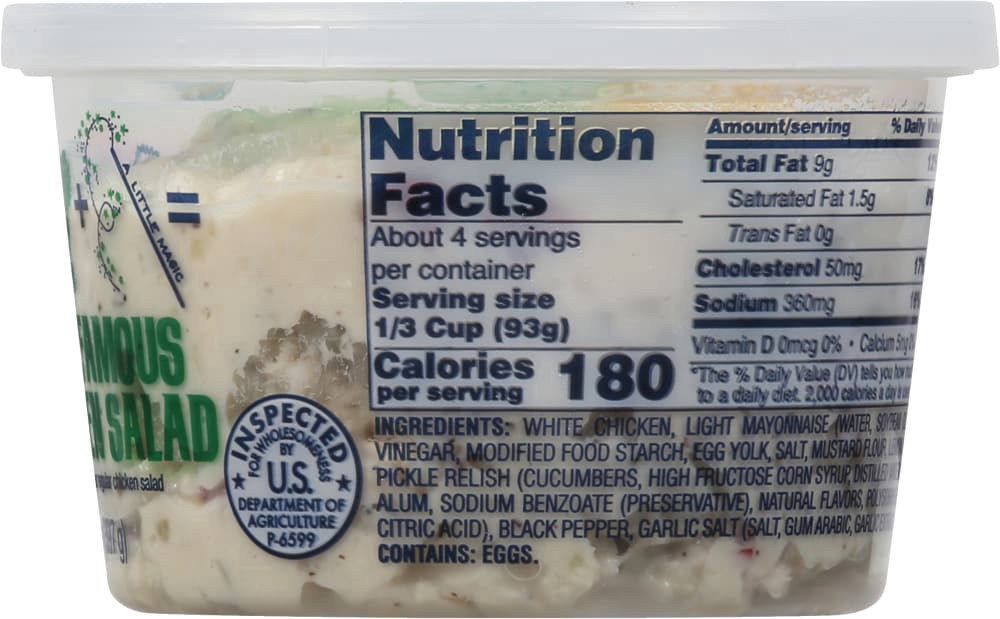 slide 3 of 5, Roberts Light Chicken Salad, 14 oz