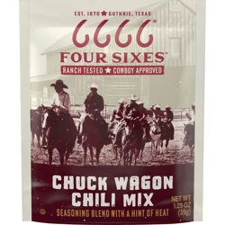 Four Sixes Chuck Wagon Chili Mix Seasoning Blend - 1.25 oz