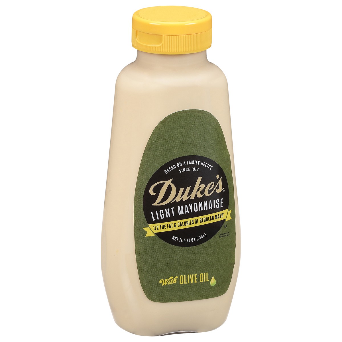 slide 4 of 13, Duke's Light Mayonnaise with Olive Oil 11.5 fl oz, 11.5 fl oz