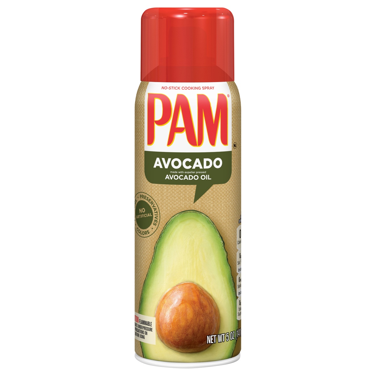 slide 1 of 1, Pam Avocado Oil Cooking Spray, 5 oz