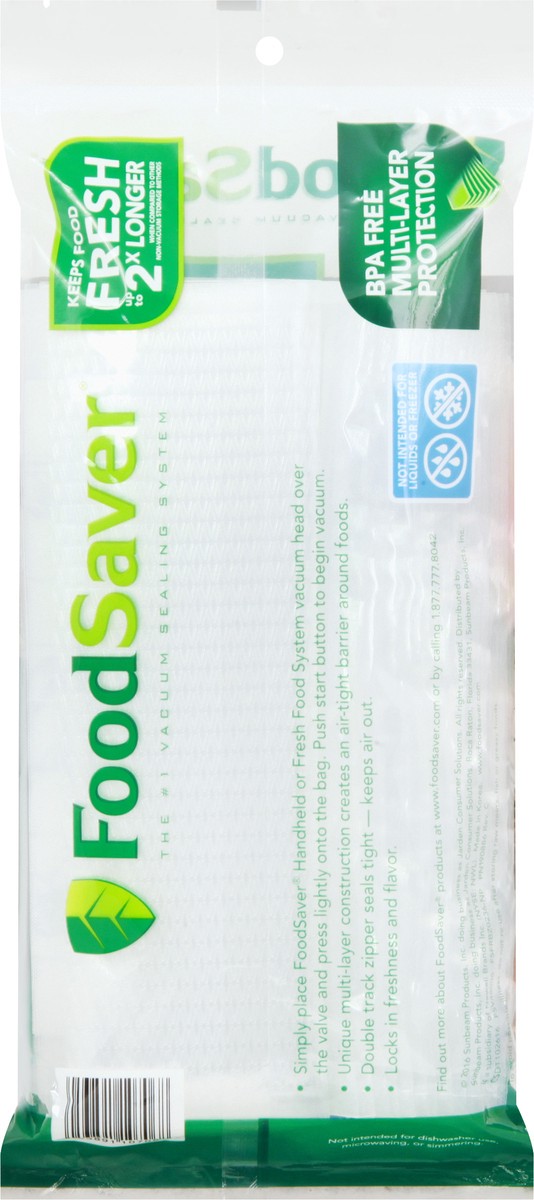 slide 7 of 11, FoodSaver 1 Quart Vacuum Zipper Bags 26 ea, 1 ct