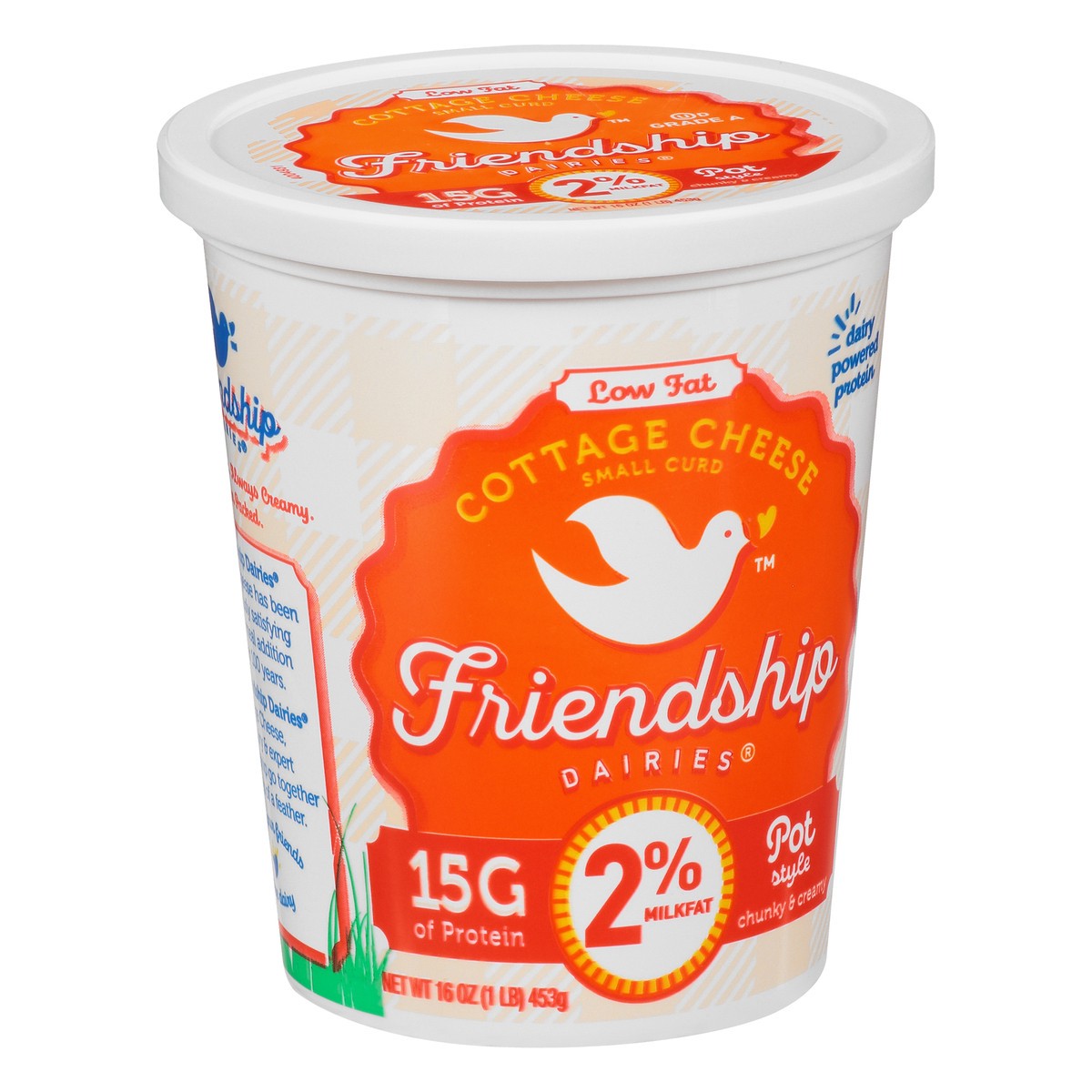 slide 5 of 13, Friendship Dairies Low Fat 2% Pot Style Small Curd Cottage Cheese 16 oz, 16 oz