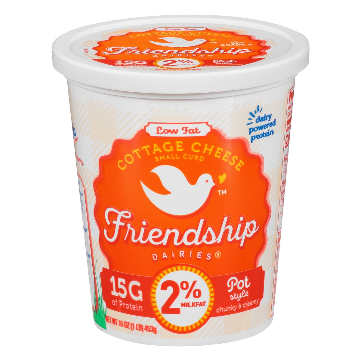 slide 8 of 13, Friendship Dairies Low Fat 2% Pot Style Small Curd Cottage Cheese 16 oz, 16 oz