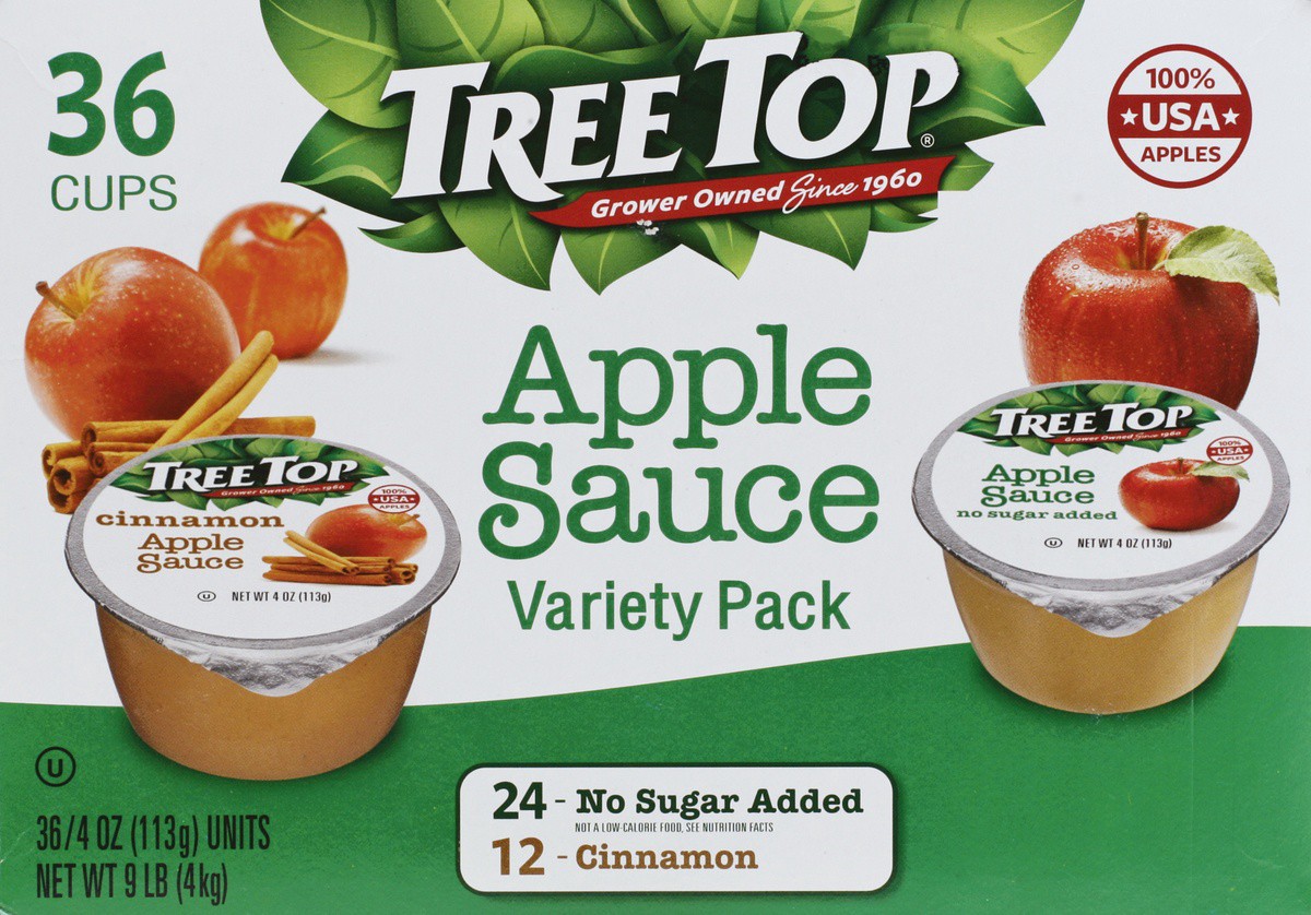 slide 2 of 7, Tree Top Apple Sauce Variety Pack, 36 ct; 4 oz