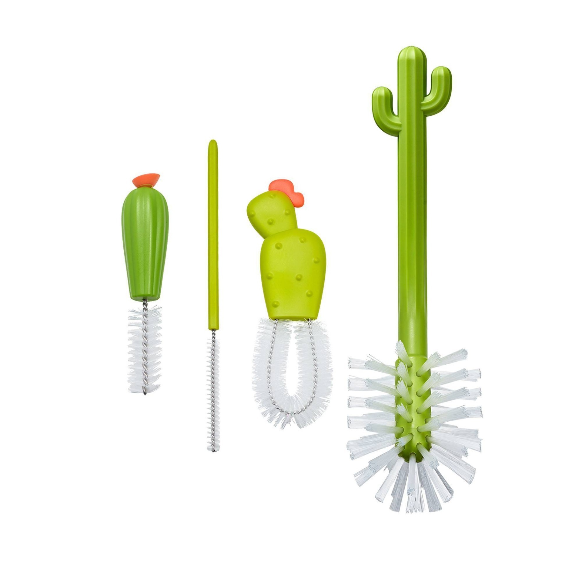 slide 1 of 21, Boon Cacti Bottle Brush Replacement Set, 4 ct