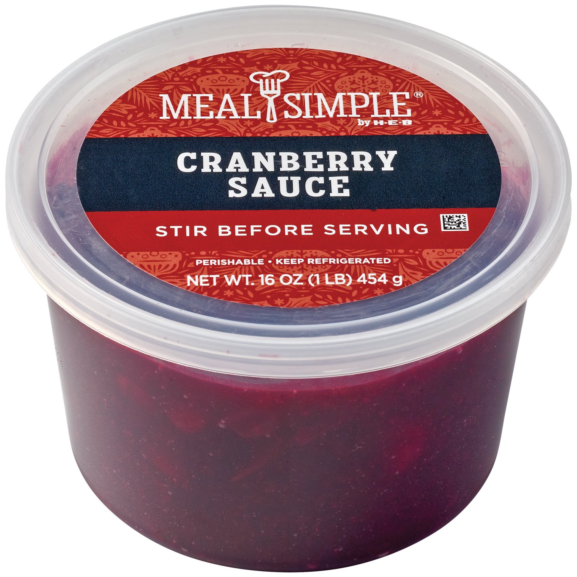 slide 1 of 1, H-E-B Meal Simple Cranberry Sauce, 16 oz