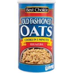 Best Choice Old Fashioned Oats - 42 oz