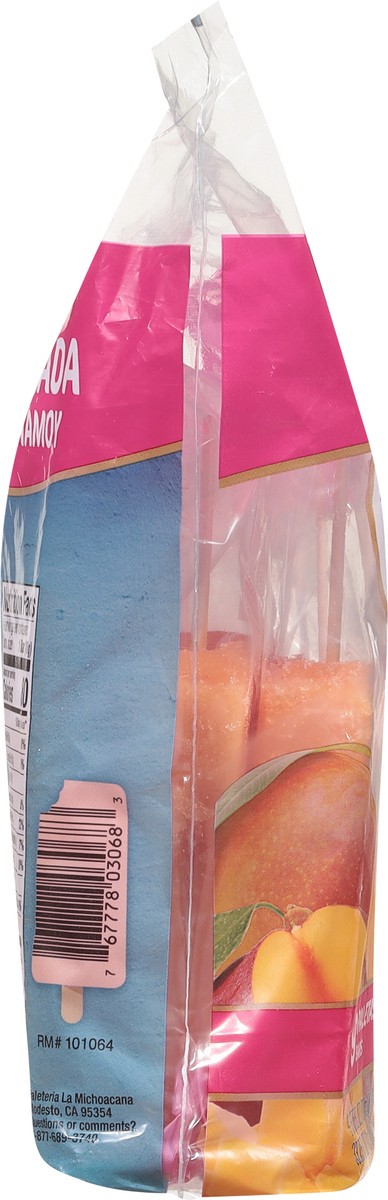 slide 7 of 13, La Michoacana Mango Chamoy Fruit Ice Bars 9 - 3.75 fl oz Bars, 9 ct