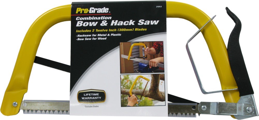 slide 1 of 1, Pro-Grade Combination Bow & Hack Saw, 1 ct