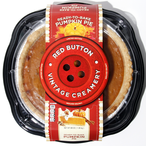 slide 1 of 1, Red Button Creamery Pumpkin Pie, 48 oz