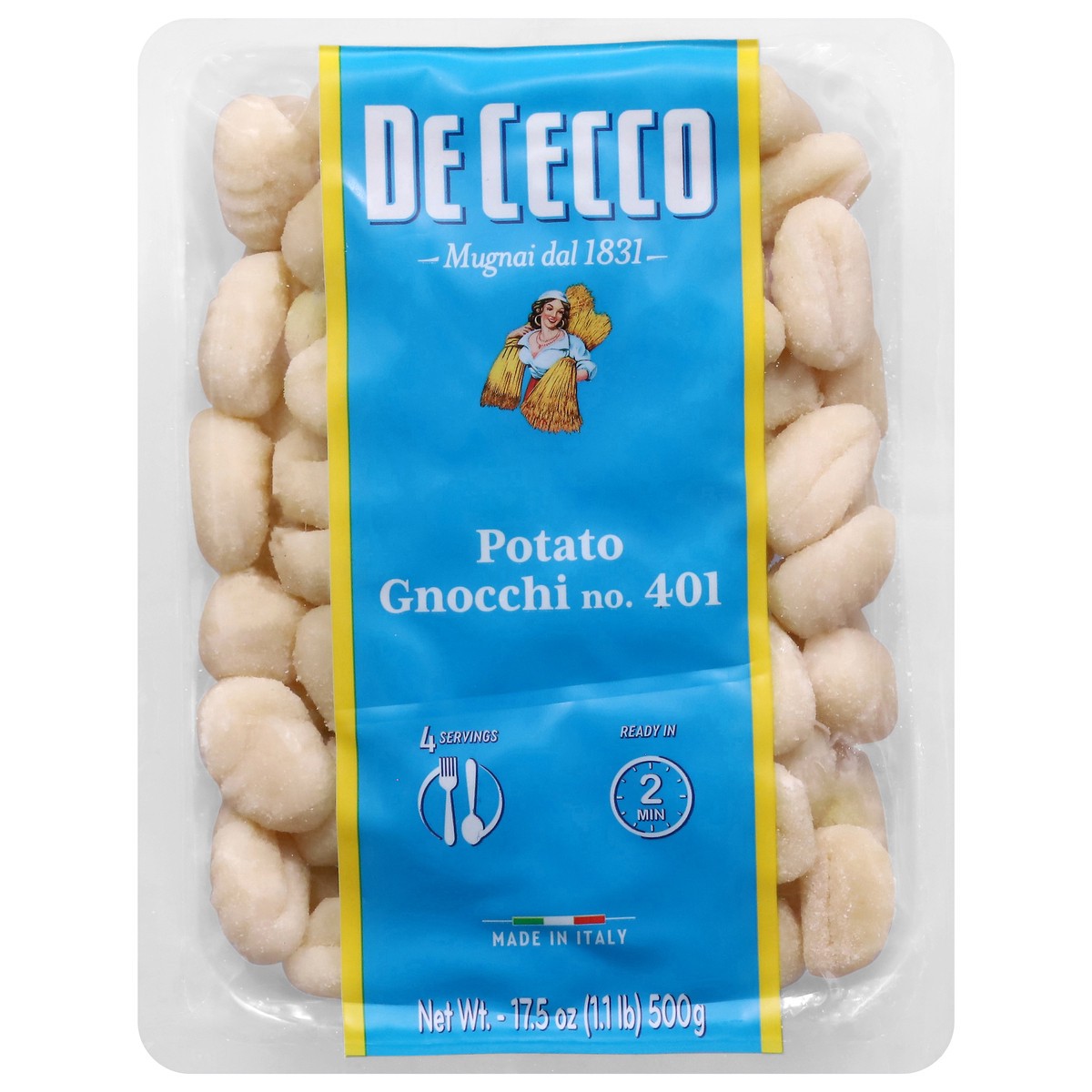 slide 1 of 9, De Cecco Potato Gnocchi - 17.5 oz, 17.5 oz