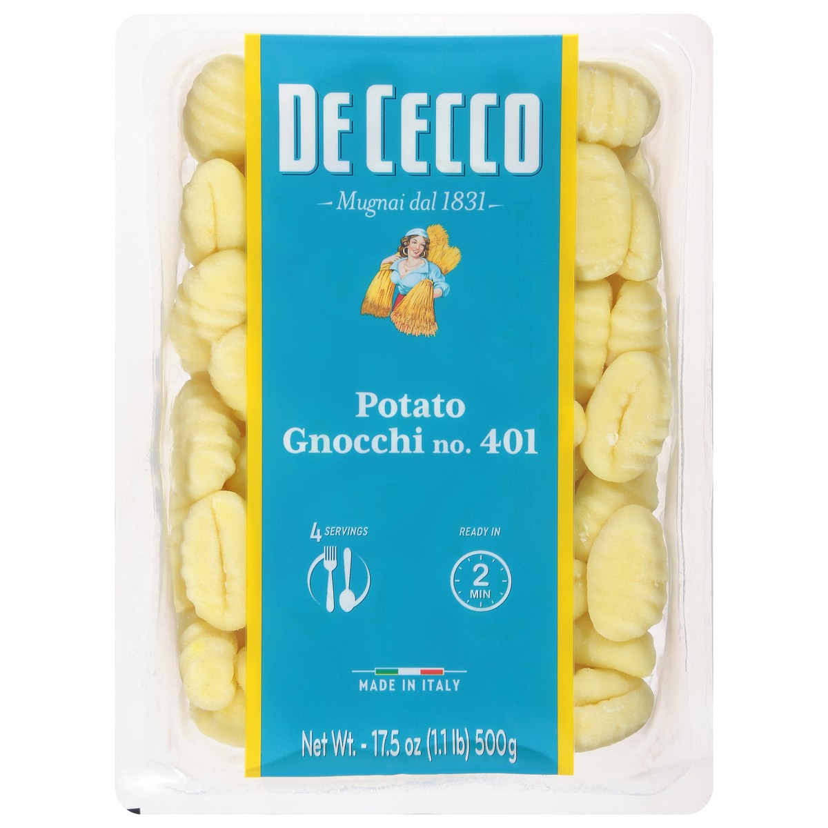 slide 1 of 9, De Cecco Potato Gnocchi, 17.5 oz