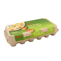 Hy-Vee Large Free Range Brown Eggs 18Ct