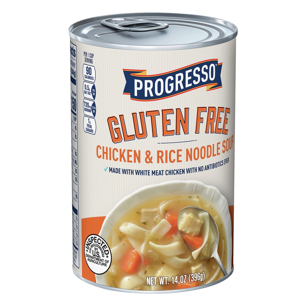 slide 2 of 12, Progresso Gluten Free Chicken & Rice Noodle Soup 14 oz, 14 oz