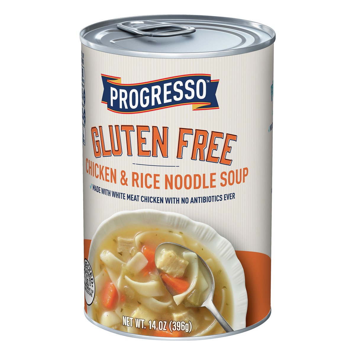 slide 3 of 12, Progresso Gluten Free Chicken & Rice Noodle Soup 14 oz, 14 oz