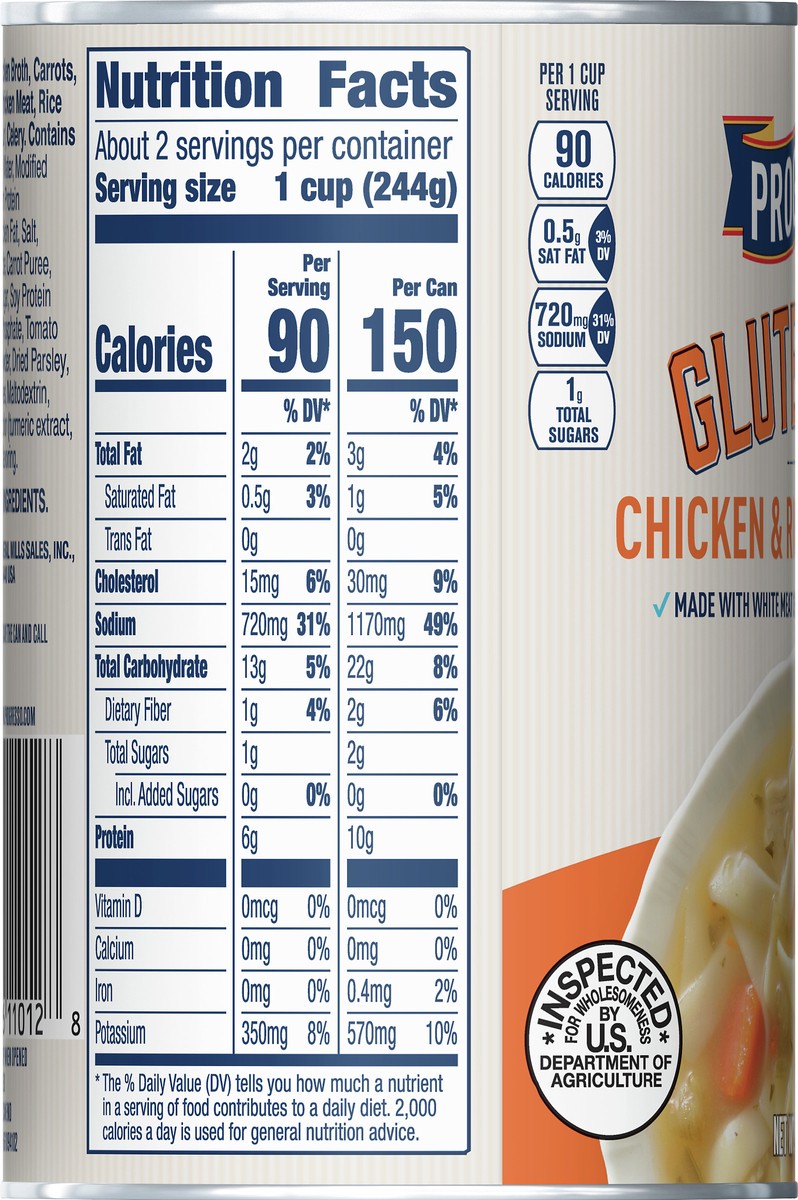 slide 12 of 12, Progresso Gluten Free Chicken & Rice Noodle Soup 14 oz, 14 oz