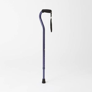 slide 1 of 1, Medline Industries Medline Offset Handle Fashion Cane, Purple Pattern, 1 ct