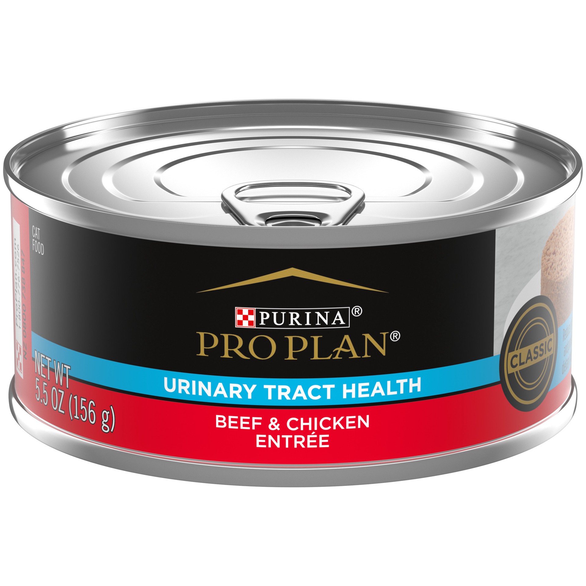 slide 1 of 7, Purina Pro Plan Urinary Tract Health Beef and Chicken Entree Classic Cat Food, 6.04 oz