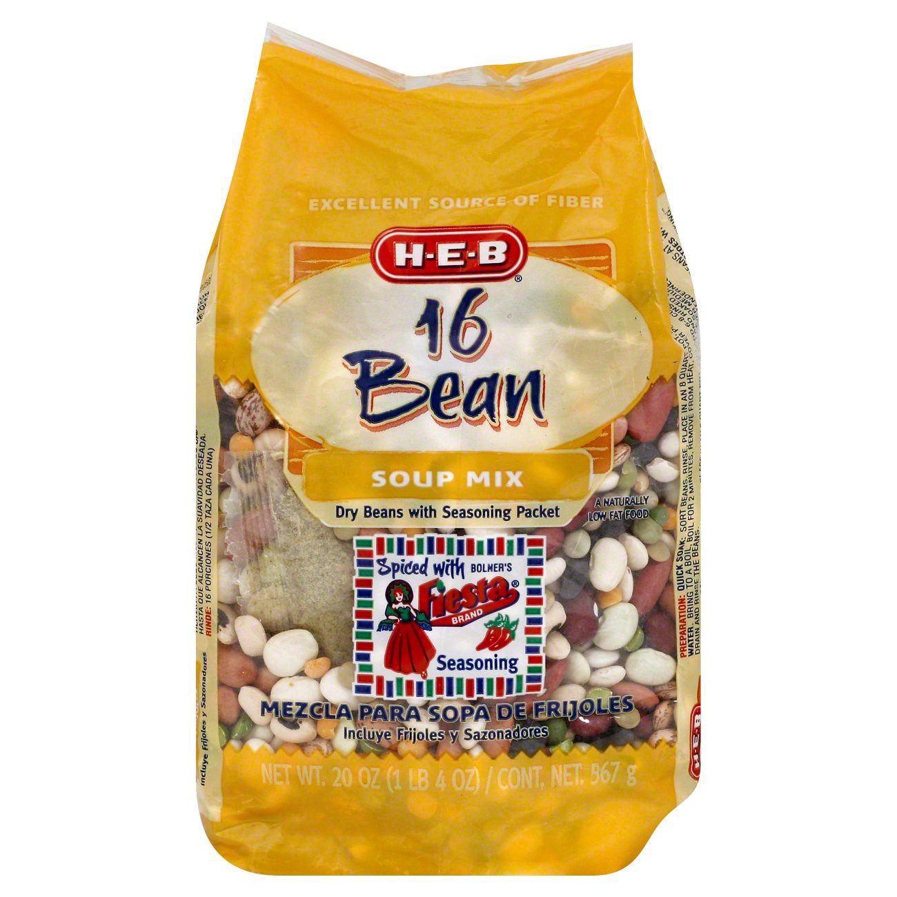 slide 1 of 1, H-B 16 Bean Soup Mix - 20 oz, 20 oz