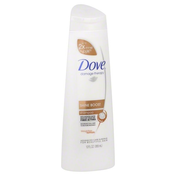 slide 1 of 1, Dove Shine Therapy Shampoo, 12 oz