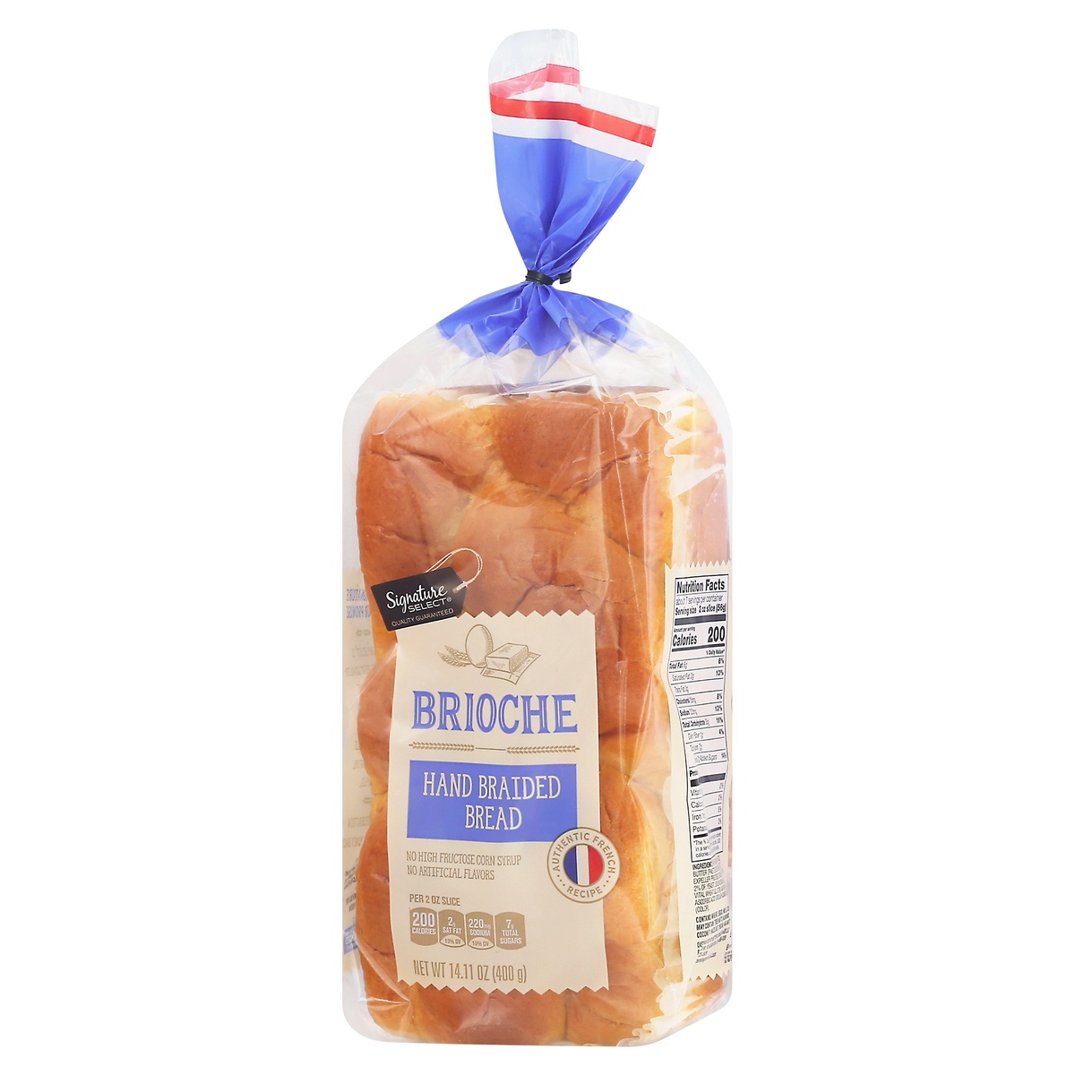 slide 6 of 9, Signature Select S Sel Brioche Bread Hand Braided, 14.11 oz