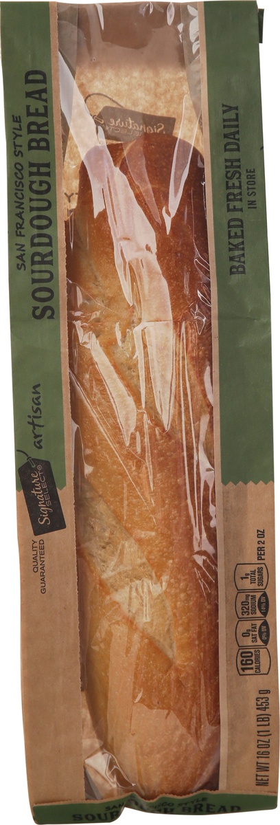 slide 2 of 9, Signature Select Artisan San Francisco Style Sourdough Bread, 16 oz