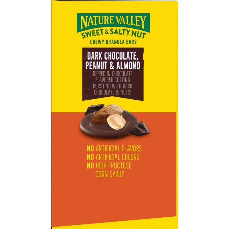 slide 6 of 6, Nature Valley Dark Chocolate Peanut & Almond Granola Bars - 18ct, 18 ct