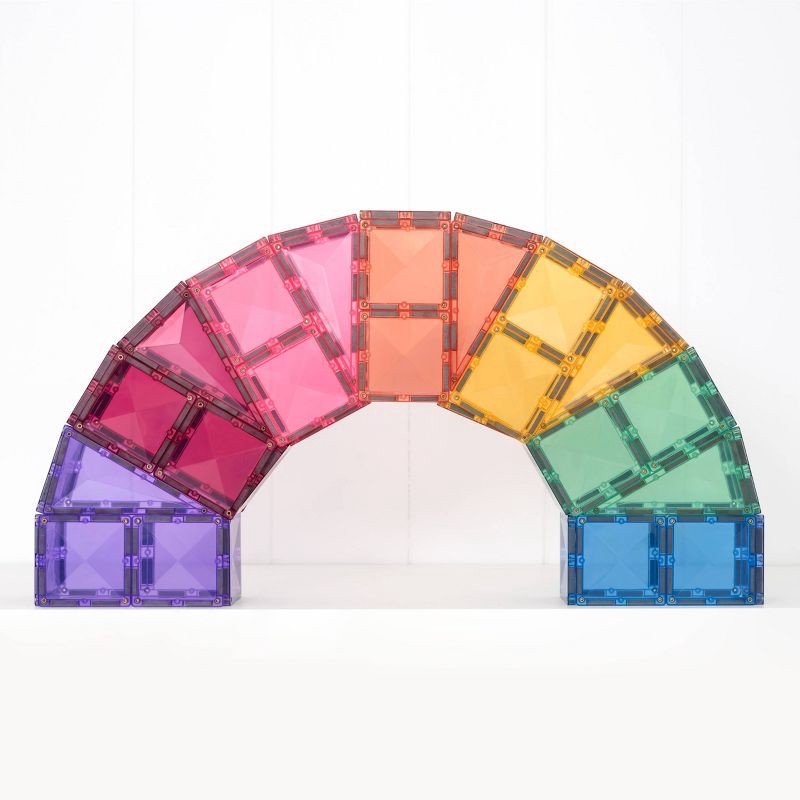slide 3 of 11, CONNETIX Magnetic Tiles Pastel Steam Pack Building Blocks 138pc, 138 ct