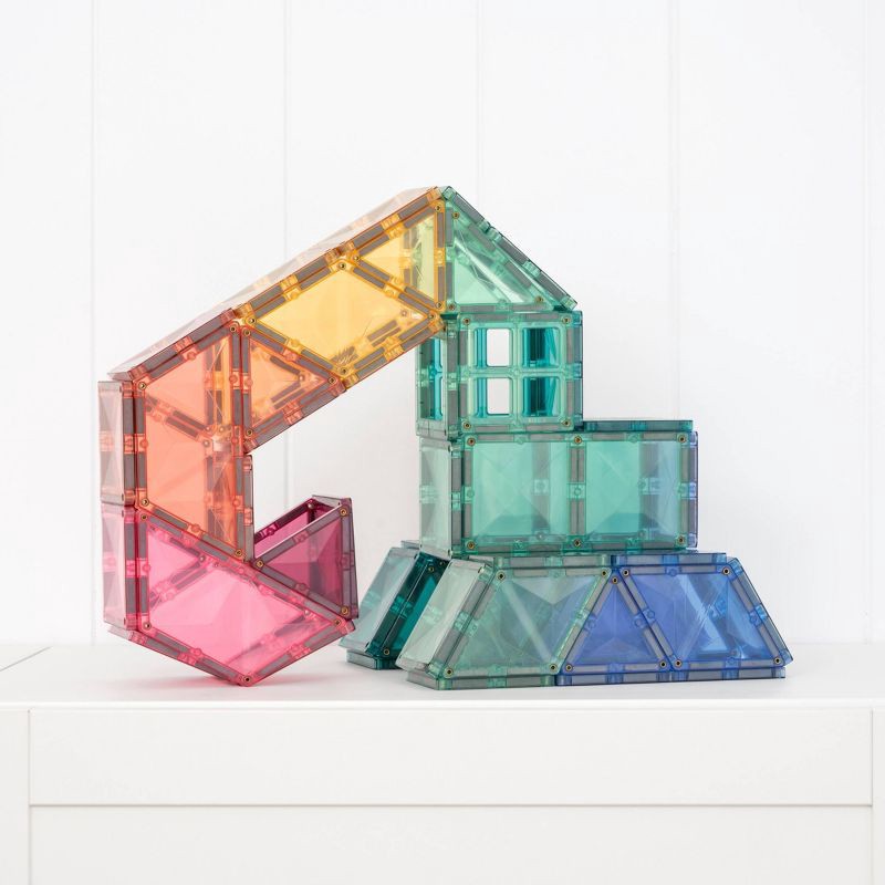 slide 6 of 11, CONNETIX Magnetic Tiles Pastel Steam Pack Building Blocks 138pc, 138 ct